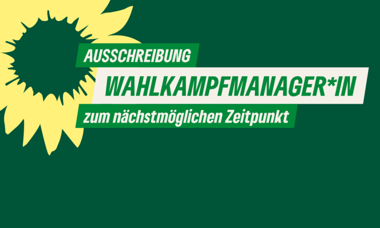 Wahlkampfmanager*in bei BÜNDNIS 90/DIE GRÜNEN Halle